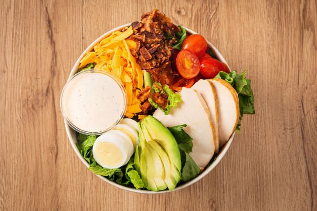 Order Downtown Cobb Salad w/ Grilled Chicken food online from Simply Salad store, Los Angeles on bringmethat.com