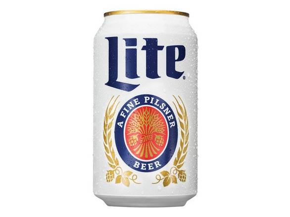 Order Miller Lite Lager Beer - 12x 12oz Cans food online from Shell Beach Liquor & Deli store, Pismo Beach on bringmethat.com
