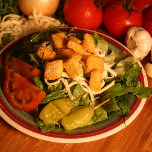 Order Dinner Salad food online from Lamppost Pizza store, Orange on bringmethat.com