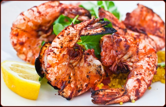 Order Shrimp Tandoori food online from Agra Cafe store, Los Angeles on bringmethat.com