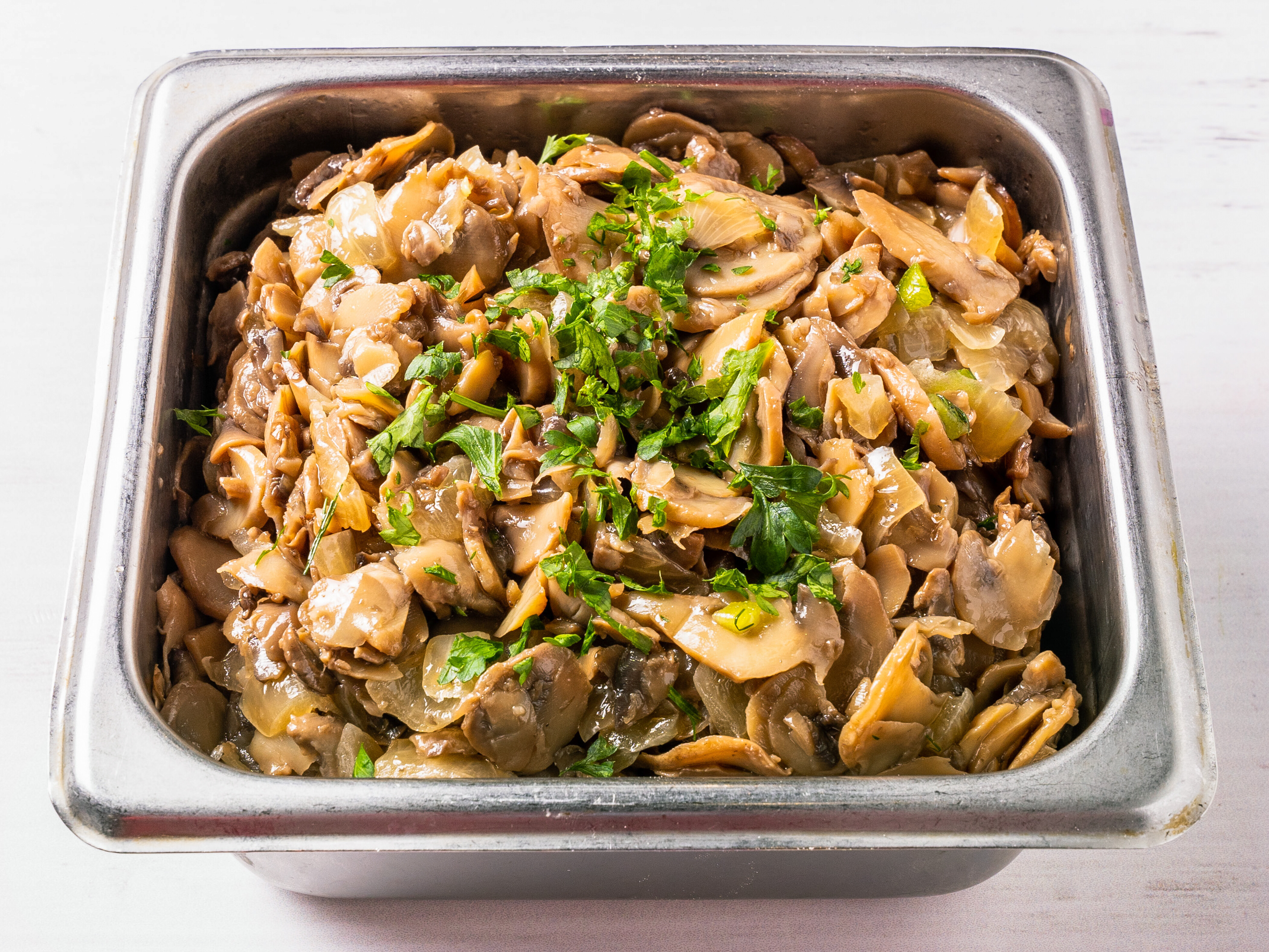 Order Sauteed Mushrooms and Onion food online from The Green Chicpea store, Newark on bringmethat.com