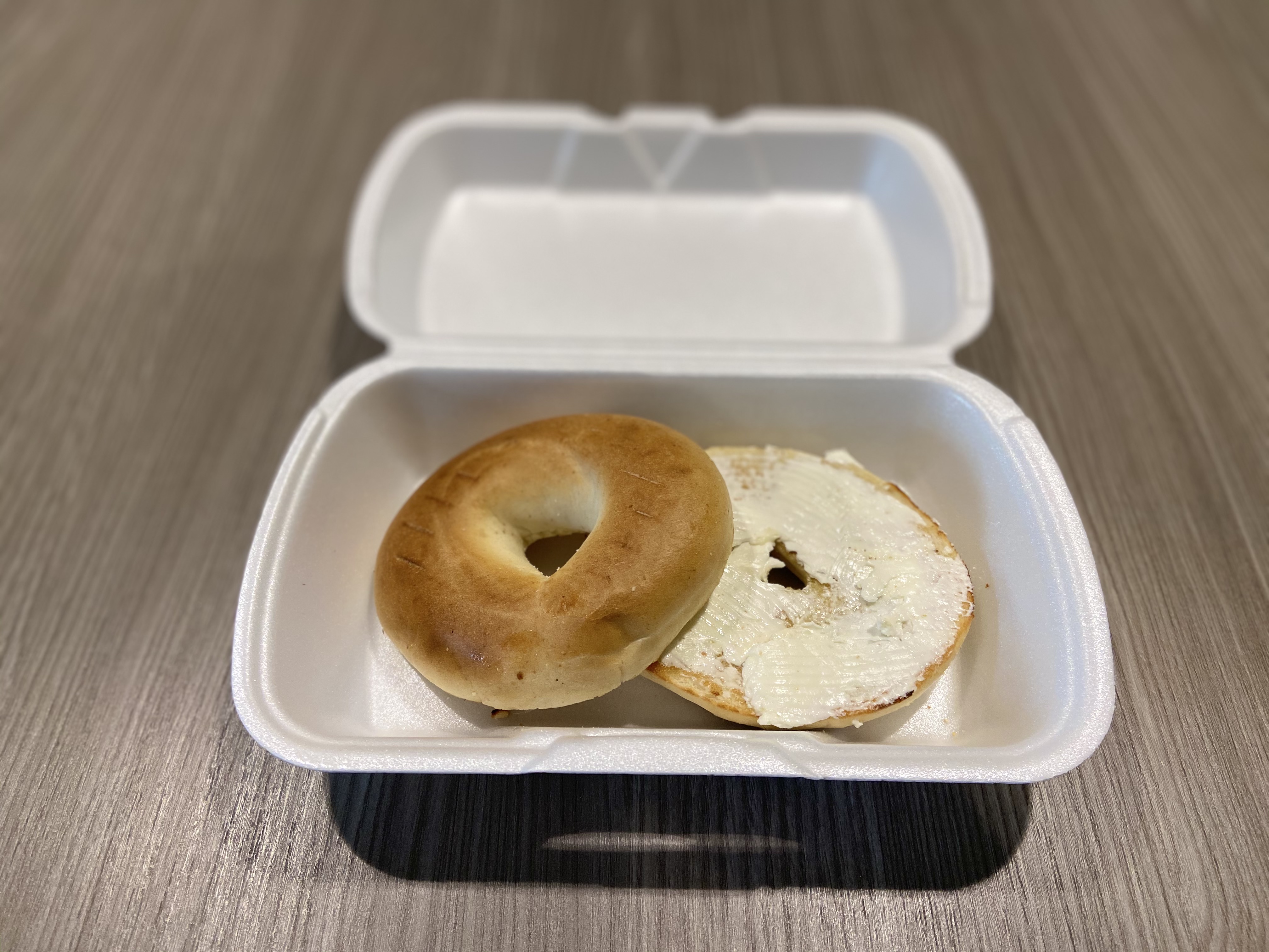 Order Bagel with Cream Cheese food online from Cafe At The Towers store, Phoenix on bringmethat.com