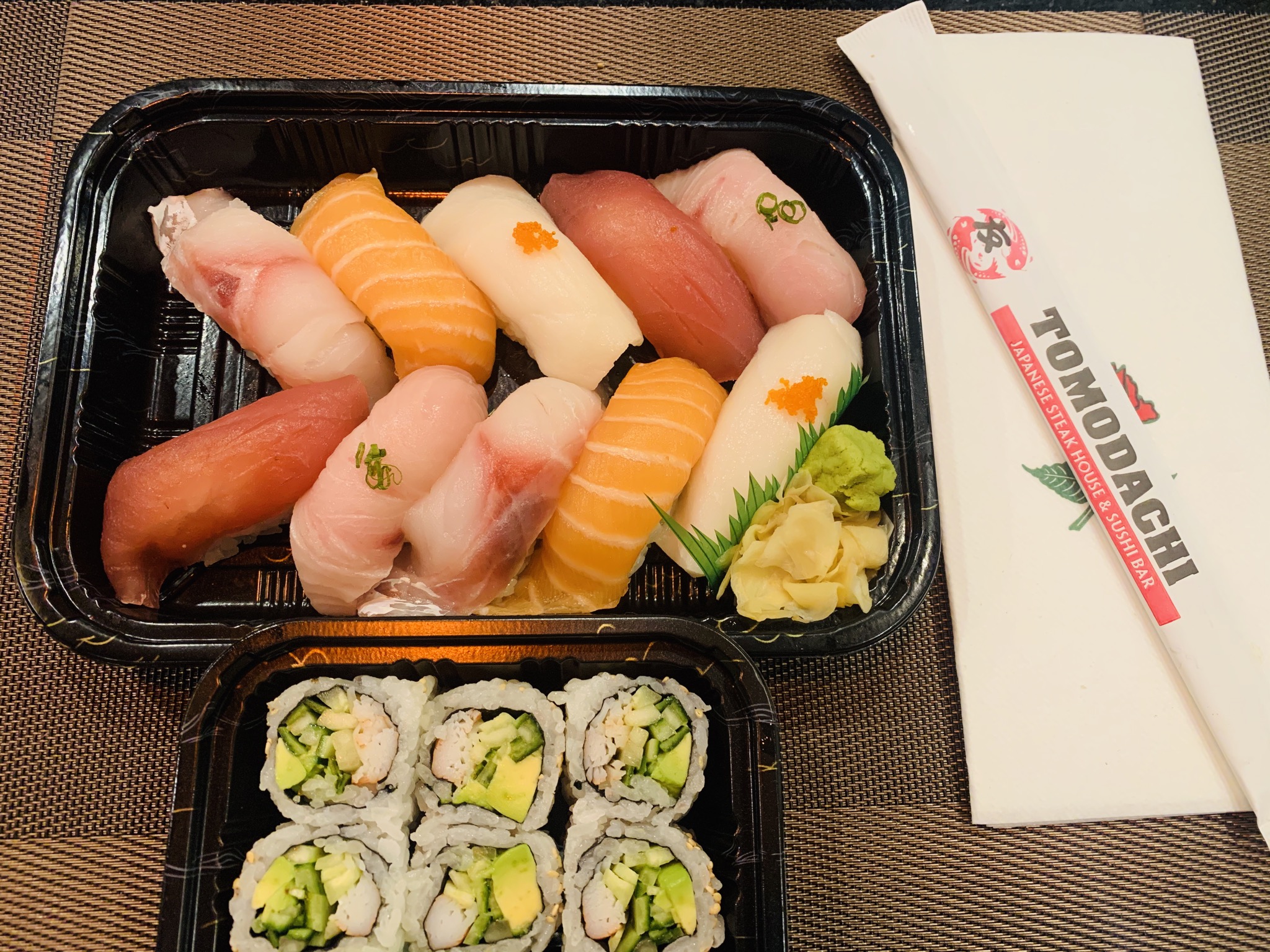 Order 2. Sushi Deluxe food online from Tomodachi Japanese Steakhouse & Sushi Bar store, Royersford on bringmethat.com