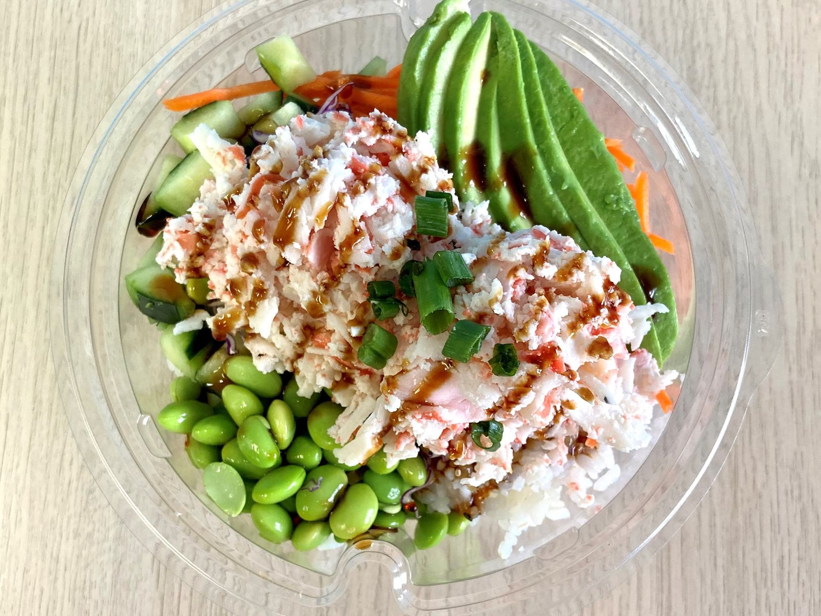 Order Krab Salad Sushi Bowl food online from The Poke Shack store, Champaign on bringmethat.com