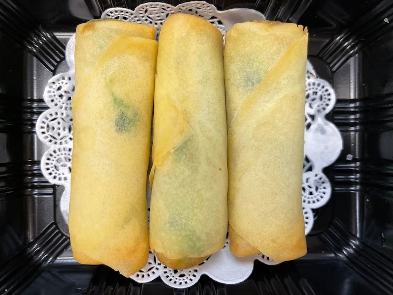 Order Spring Roll (Veggie)(3) food online from Ginza Grill store, North Charleston on bringmethat.com