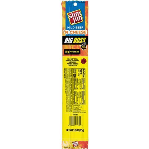 Order Slim Jim Mild Beef Cheese Stick 3oz food online from 7-Eleven store, Buffalo on bringmethat.com