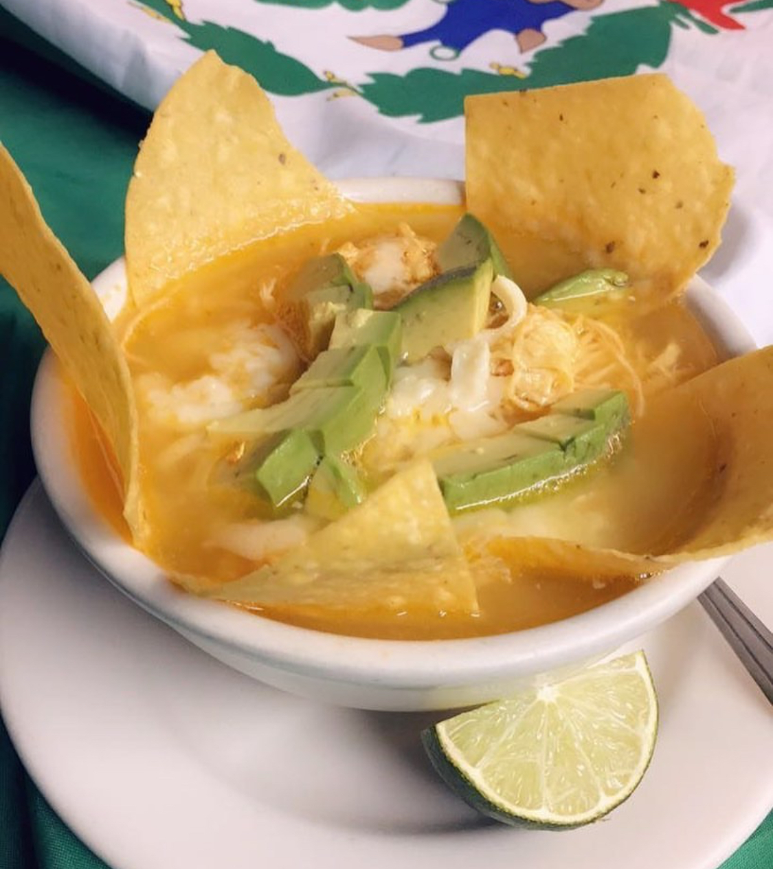 Order Chicken Tortilla Soup food online from El Patron Mexican Grill & Cantina store, Albany on bringmethat.com