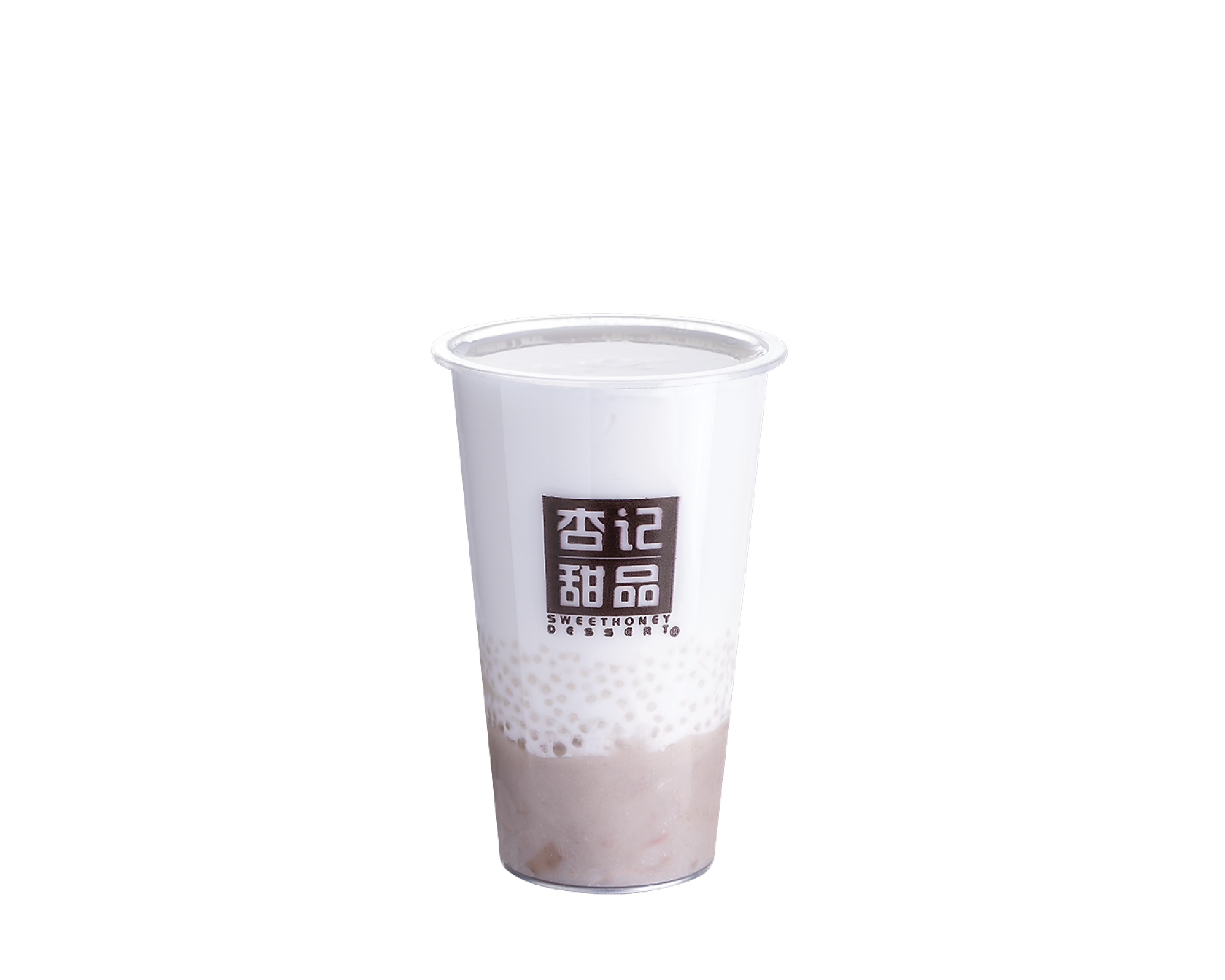 Order K2. Coconut Milk with Taro and Sago food online from Sweethoney Dessert store, San Francisco on bringmethat.com