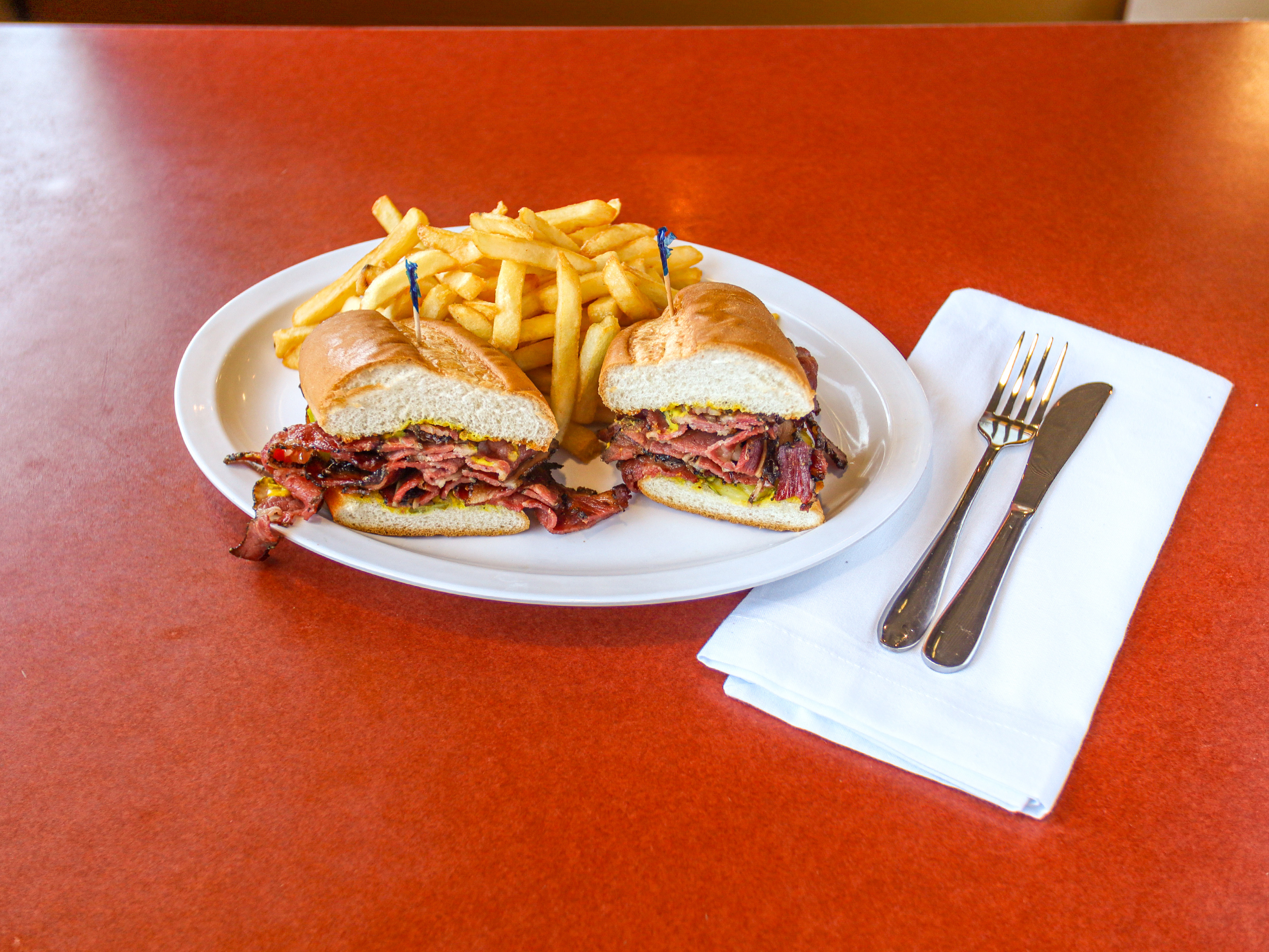 Order Pastrami Sandwich Lunch food online from Fantastic Cafe store, Norco on bringmethat.com