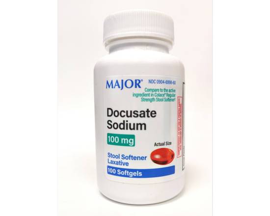 Order Docusate Sodium - 100 Softgels - (Generic Colace) food online from East Cooper Family Pharmacy store, Mt Pleasant on bringmethat.com