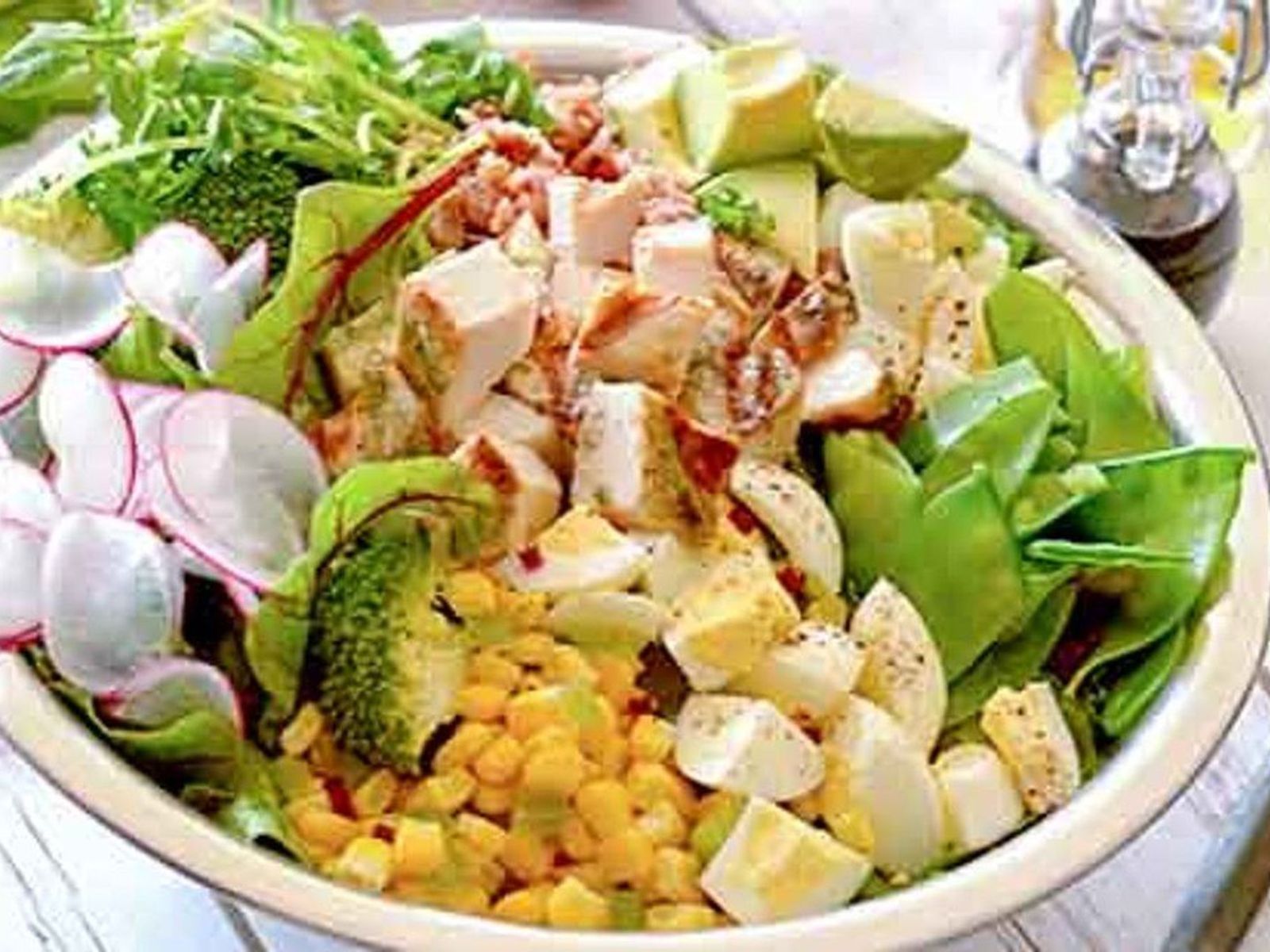 Order Cobb Salad food online from Leo Coney Island store, Roseville on bringmethat.com