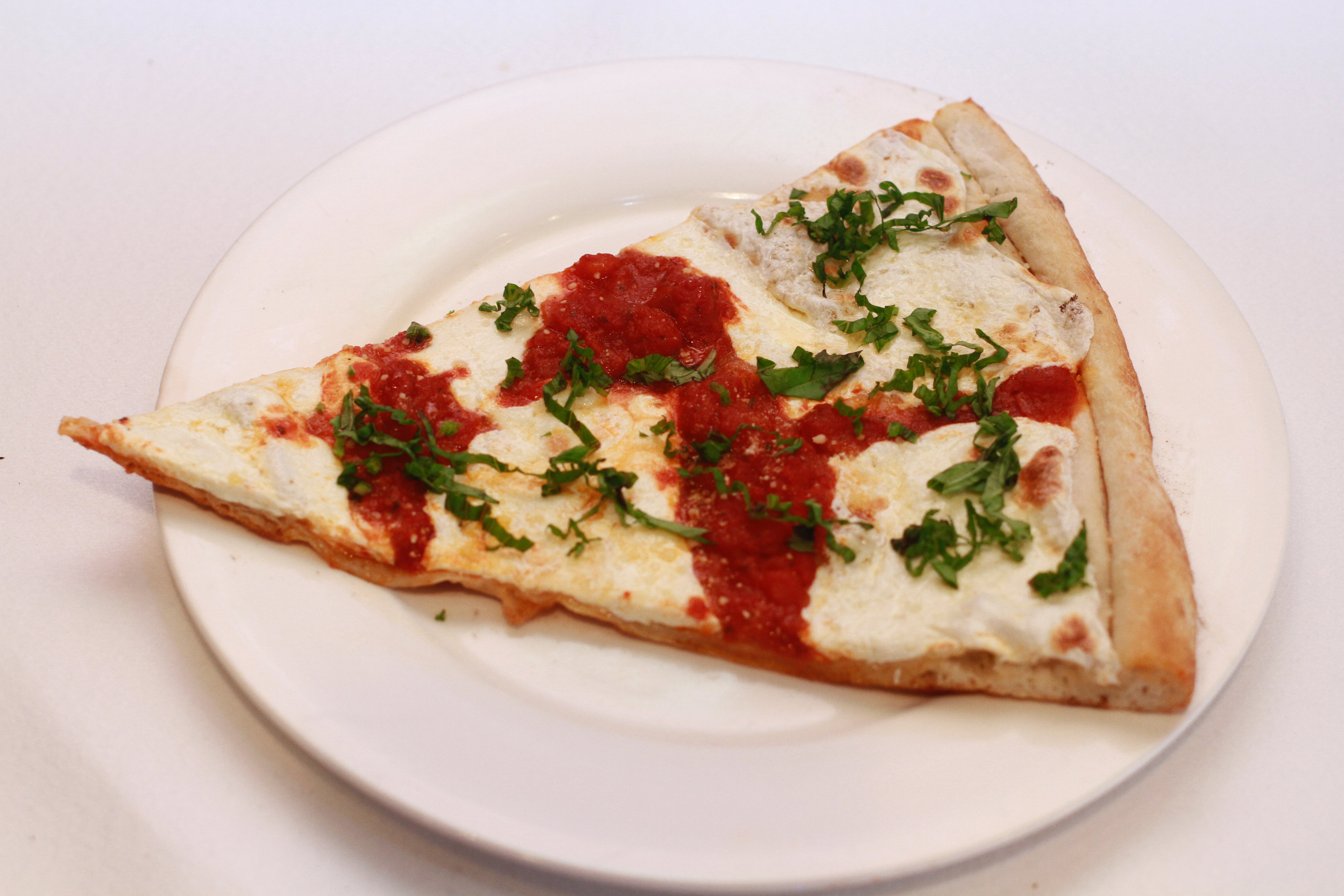 Order Margarita pizza slice food online from I Heart Pizza Ny store, New York on bringmethat.com