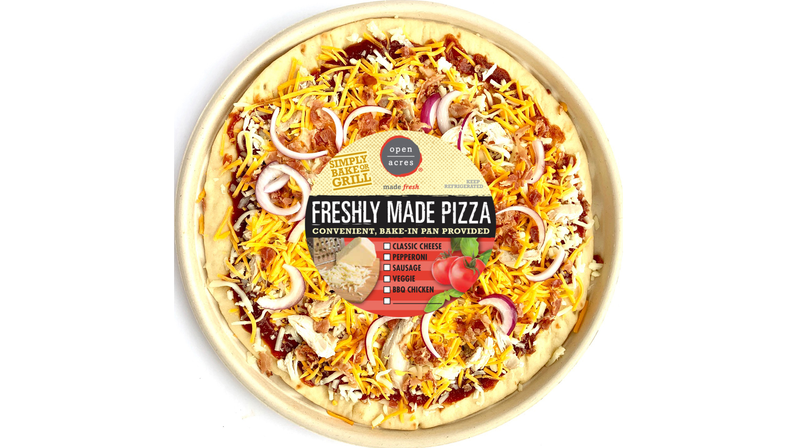 Order 12" BBQ Chicken Pizza food online from Vg Grocery store, Fenton on bringmethat.com