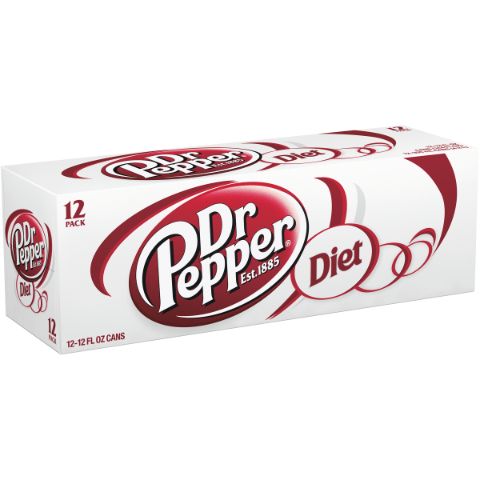 Order Diet Dr Pepper 12 Pack 12oz food online from 7-Eleven store, Northlake on bringmethat.com