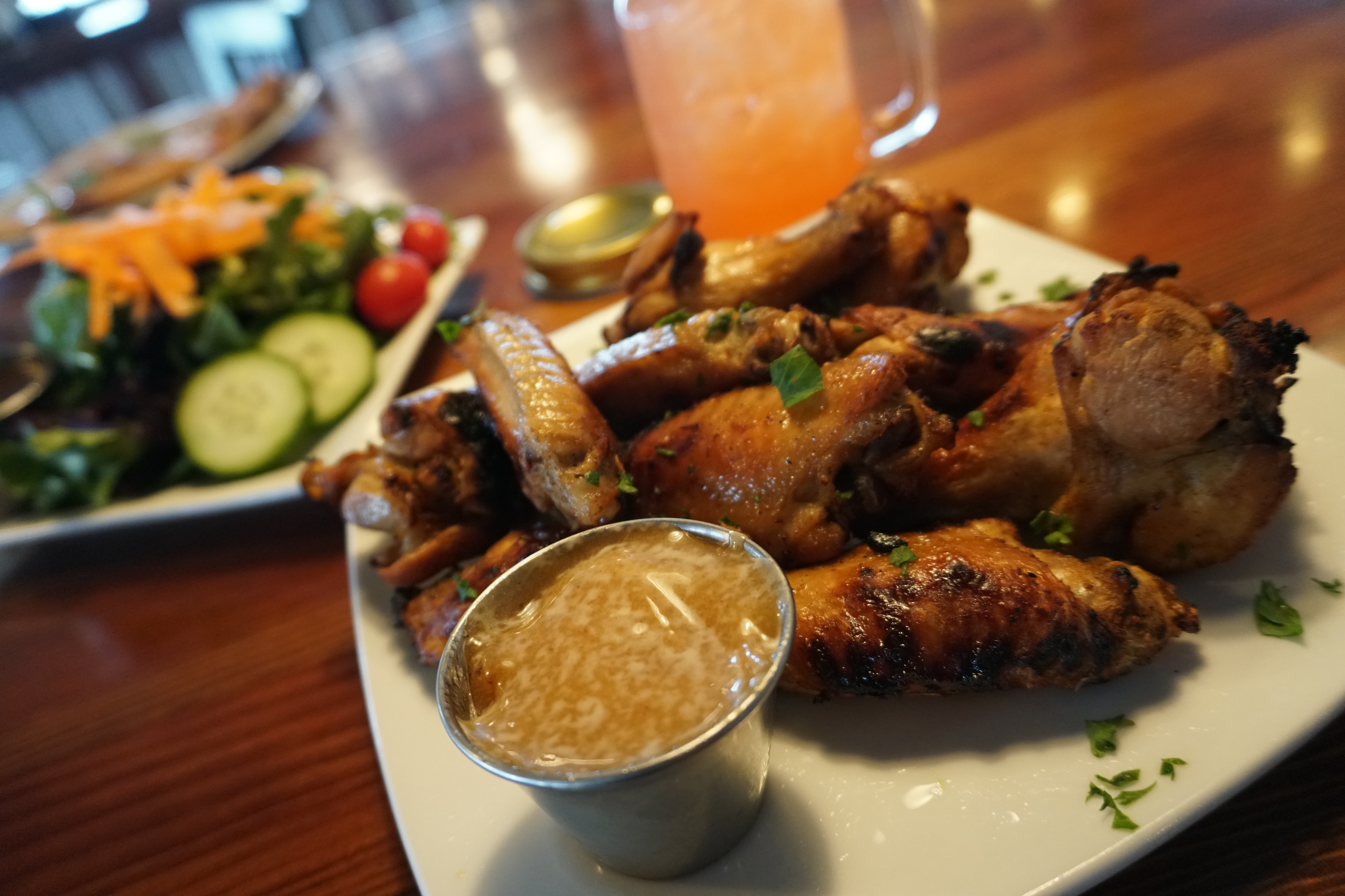 Order Wood Fired Wings food online from Barnyard Wood Crafted Pizza store, South Burlington on bringmethat.com