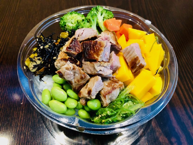 Order Grilled Beef Poke Bowl food online from 89 Tenzan store, New York on bringmethat.com