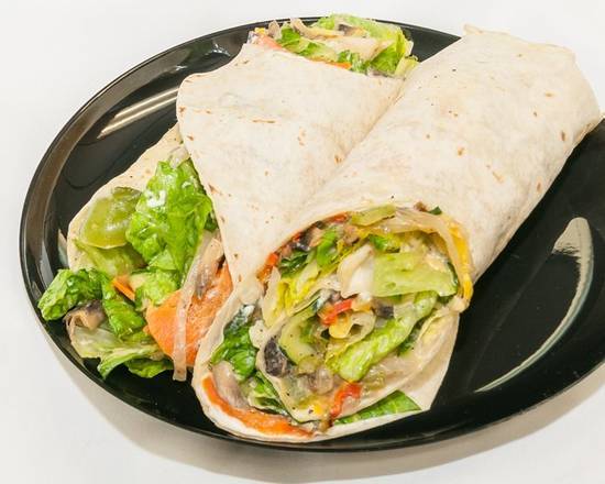 Order Grilled Veggies Wrap food online from Izzy's Brooklyn Bagels store, Palo Alto on bringmethat.com