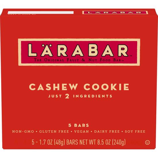 Order Larabar Bars, 5 CT, Cashew Cookie food online from Cvs store, FALLS CHURCH on bringmethat.com