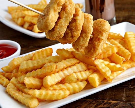 Order Chicken Nuggets & Fries food online from Aga Restaurant & Catering store, Houston on bringmethat.com