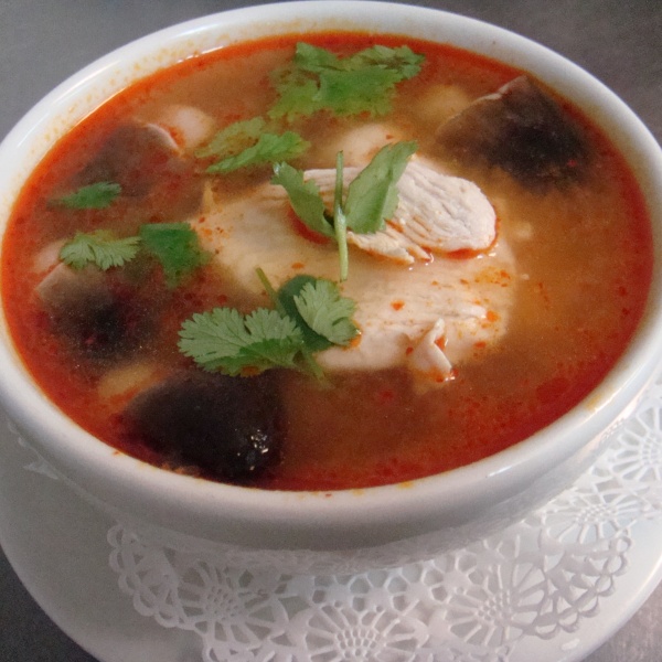 Order 19. Tom Yum Soup food online from My Thai Place Restaurant store, Brambleton on bringmethat.com