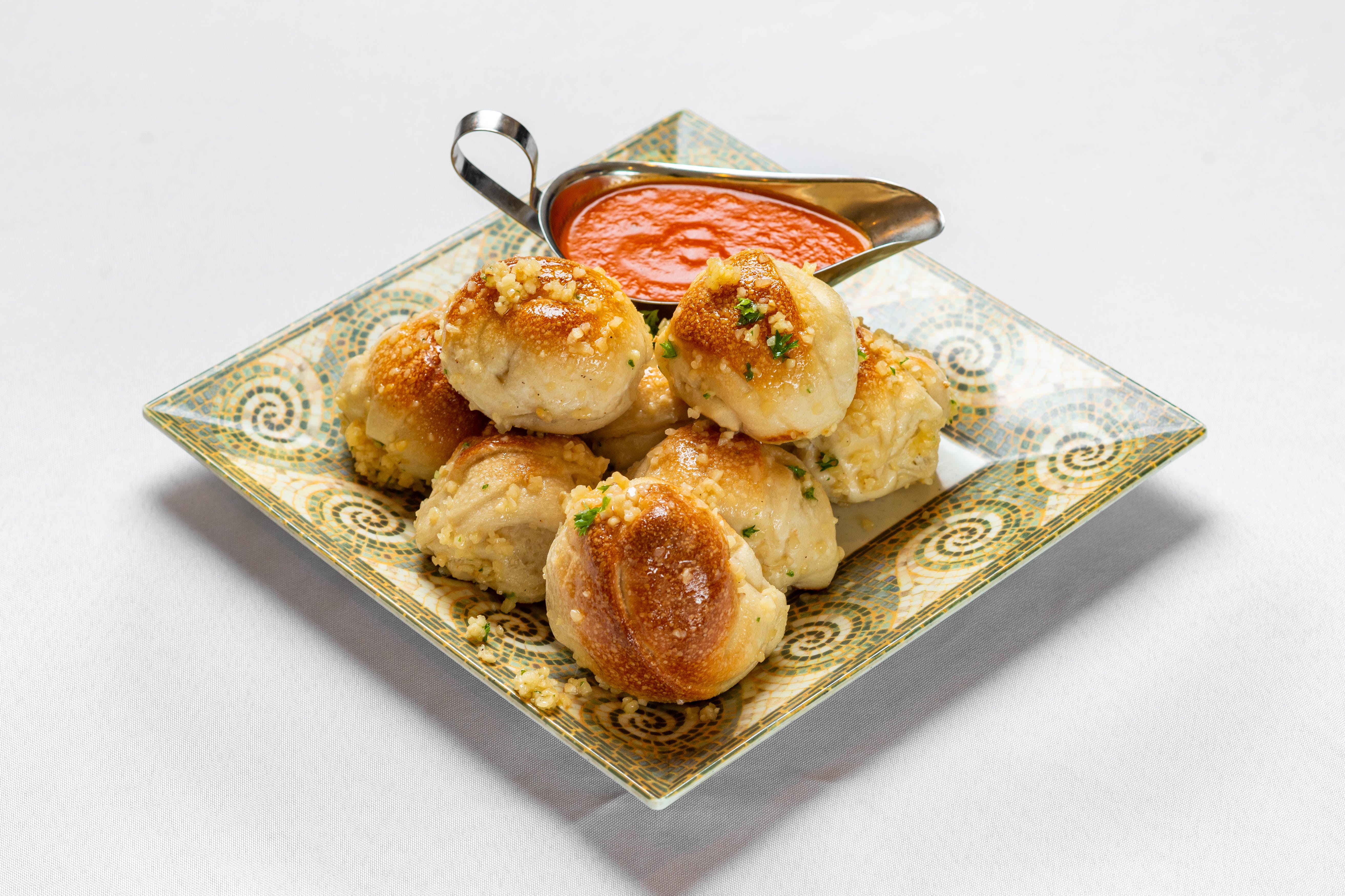 Order Garlic Knots - 4 Pieces food online from Pasquale Brick Oven Pizza store, Milltown on bringmethat.com