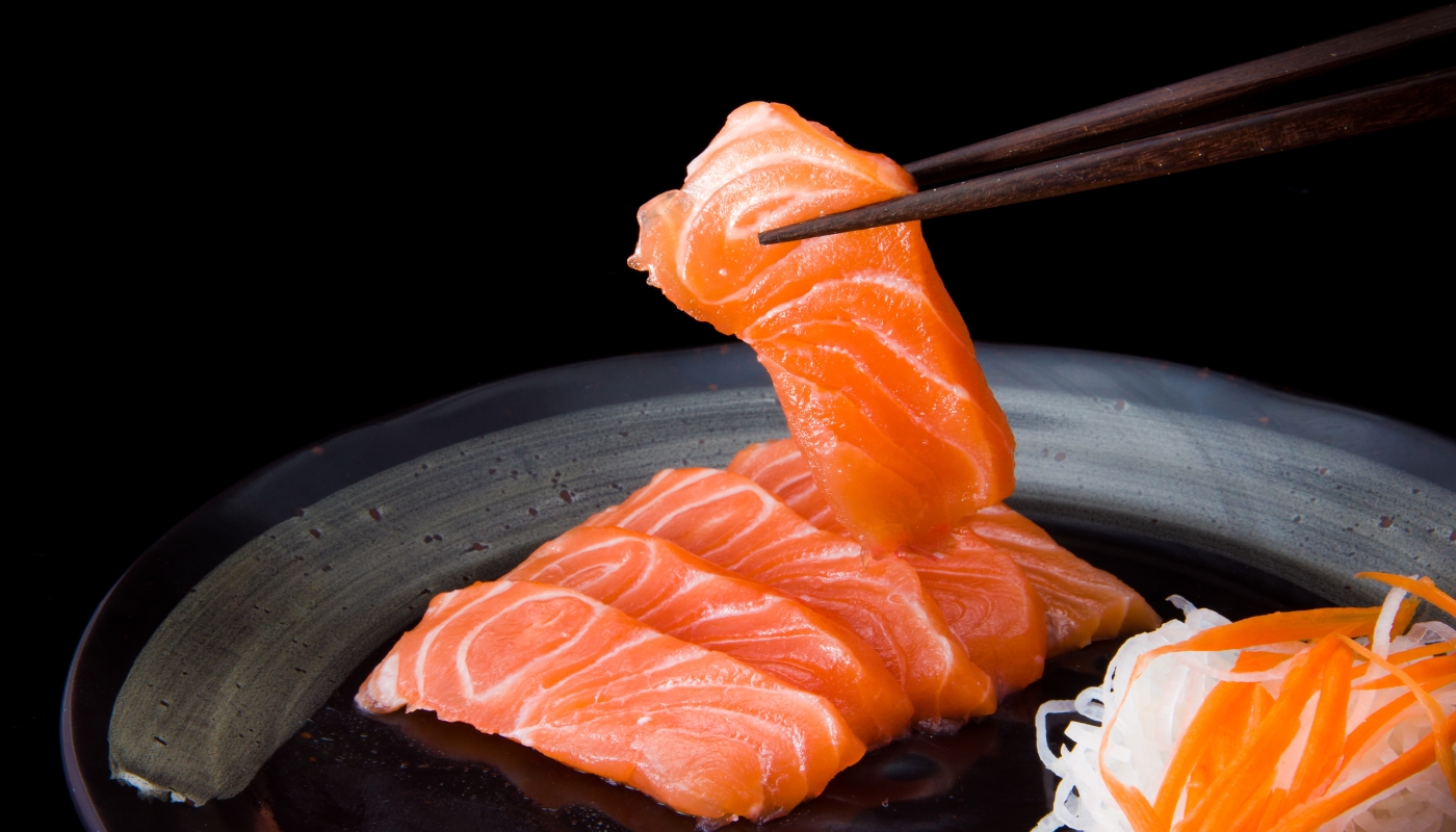 Order Salmon Sashimi a la Carte food online from Miyabi Sushi store, Gardena on bringmethat.com