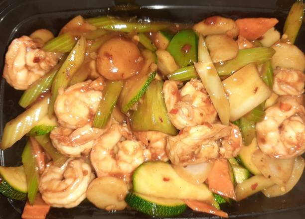 Order Shrimp with Garlic Sauce food online from Mongolian Grill store, Graham on bringmethat.com