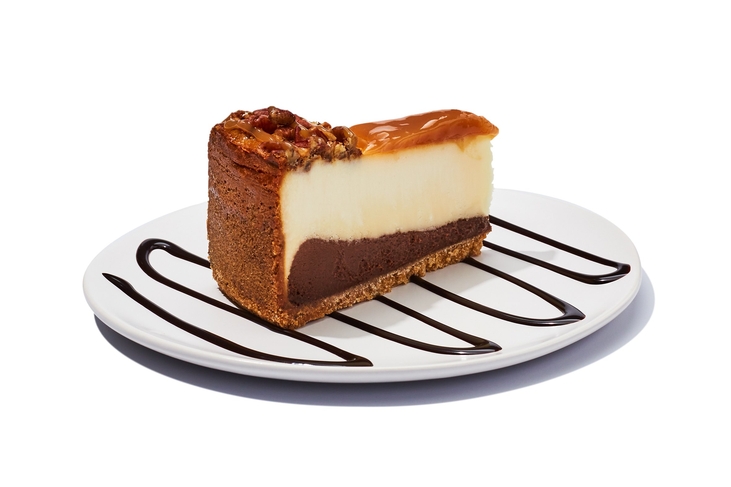 Order Caramel Fudge Cheesecake food online from Hooters store, Saugus on bringmethat.com