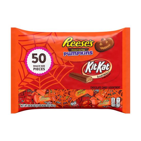 Order REESE'S & KIT KAT Milk Chocolate Assortment Snack Size Candy, 50 CT food online from Cvs store, Hillsborough County on bringmethat.com