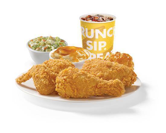 Order 3 Piece Mixed Chicken Combo food online from Church Chicken store, Phoenix on bringmethat.com