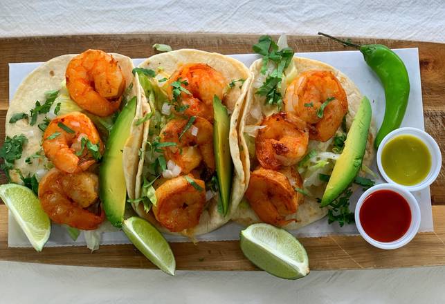 Order Shrimp Taco food online from TX Chifa Street Food Truck store, College Station on bringmethat.com