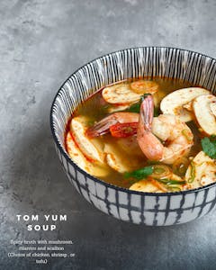 Order Tom Yum Soup food online from Cha Yen Thai Cookery store, Watertown on bringmethat.com