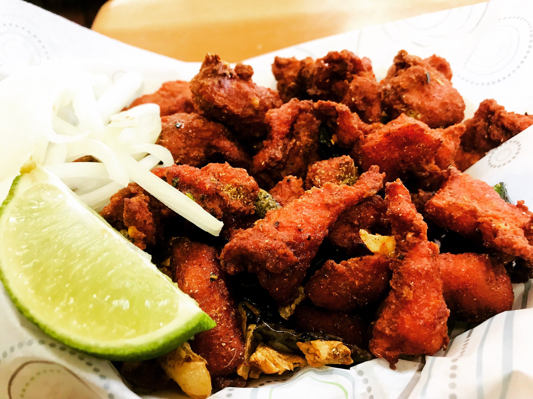 Order Andhra Chicken Pakoda food online from Crossroads Biryani & Grill store, Fairborn on bringmethat.com