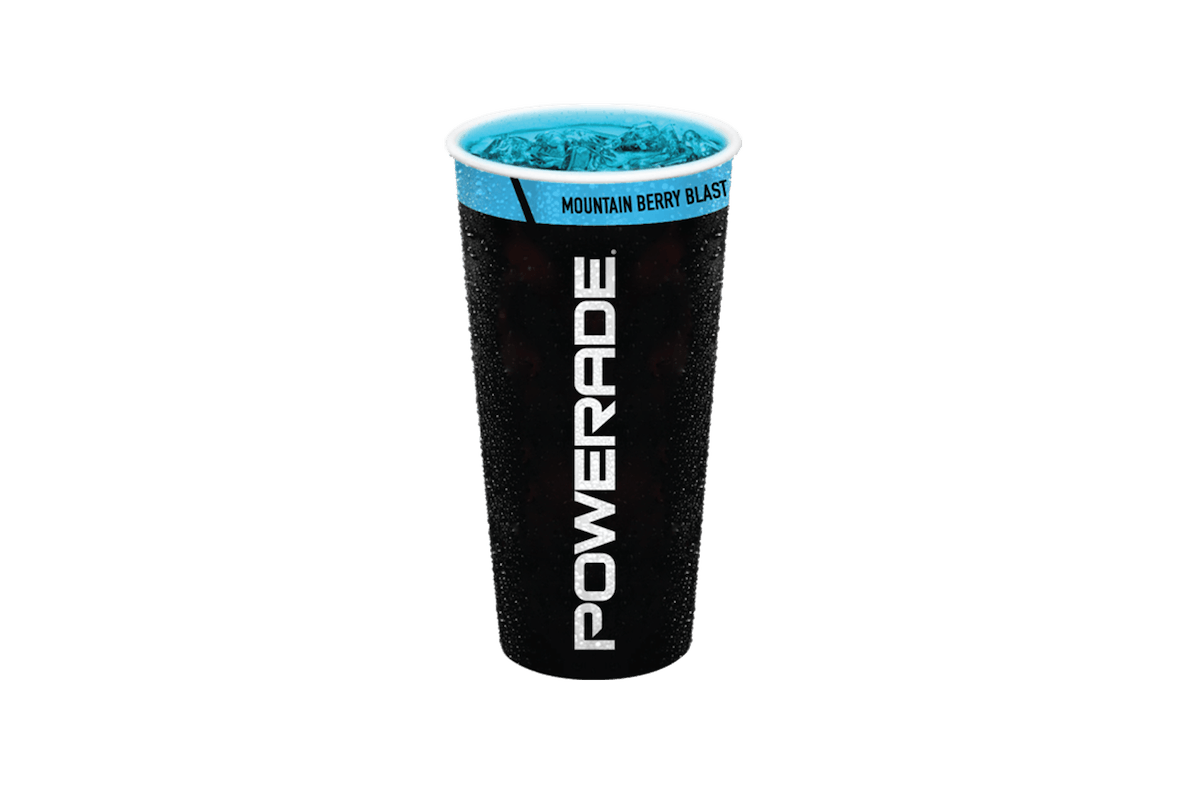Order Powerade Mountain Berry Blast food online from Panda Express store, Norman on bringmethat.com