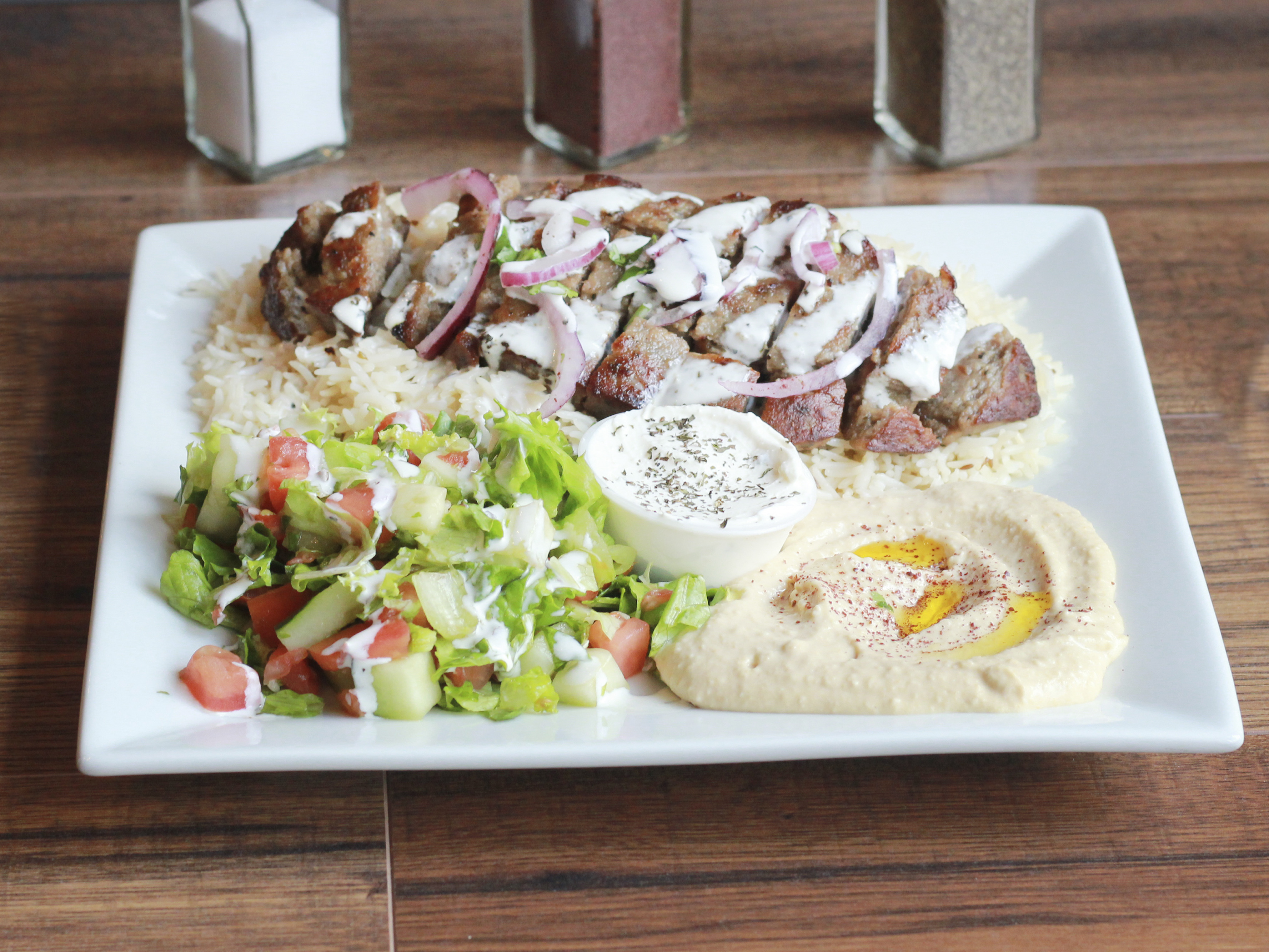 Order Gyro Platter food online from The Kabul Fresh Grill store, Baltimore on bringmethat.com