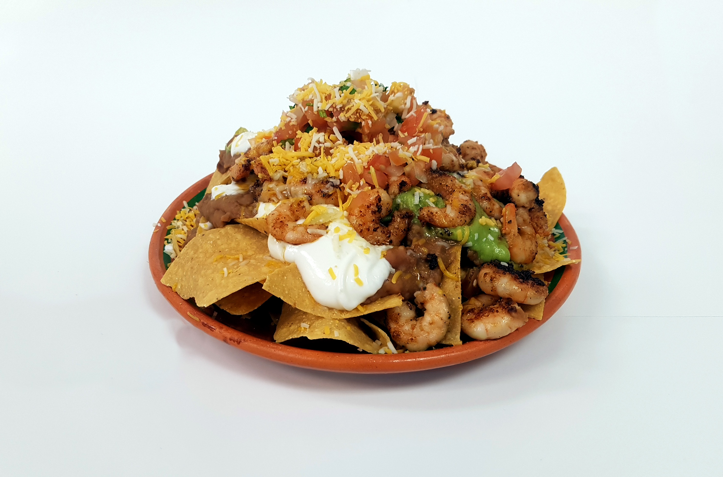 Order Shrimp Nachos food online from Rivas Mexican Grill store, North Las Vegas on bringmethat.com