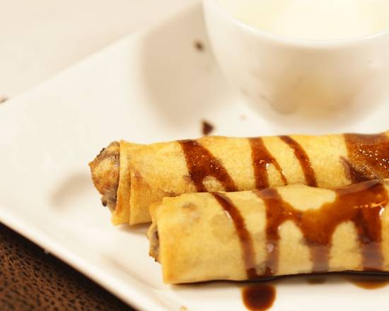 Order Chocolate Spring Rolls (2 pcs) food online from Inchin Bamboo Garden store, North Olmsted on bringmethat.com