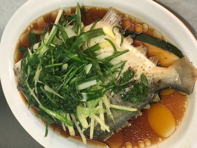 Order Cantonese Steamed Whole Fish food online from Mateo Kitchen & Catering store, Sergeant Bluff on bringmethat.com