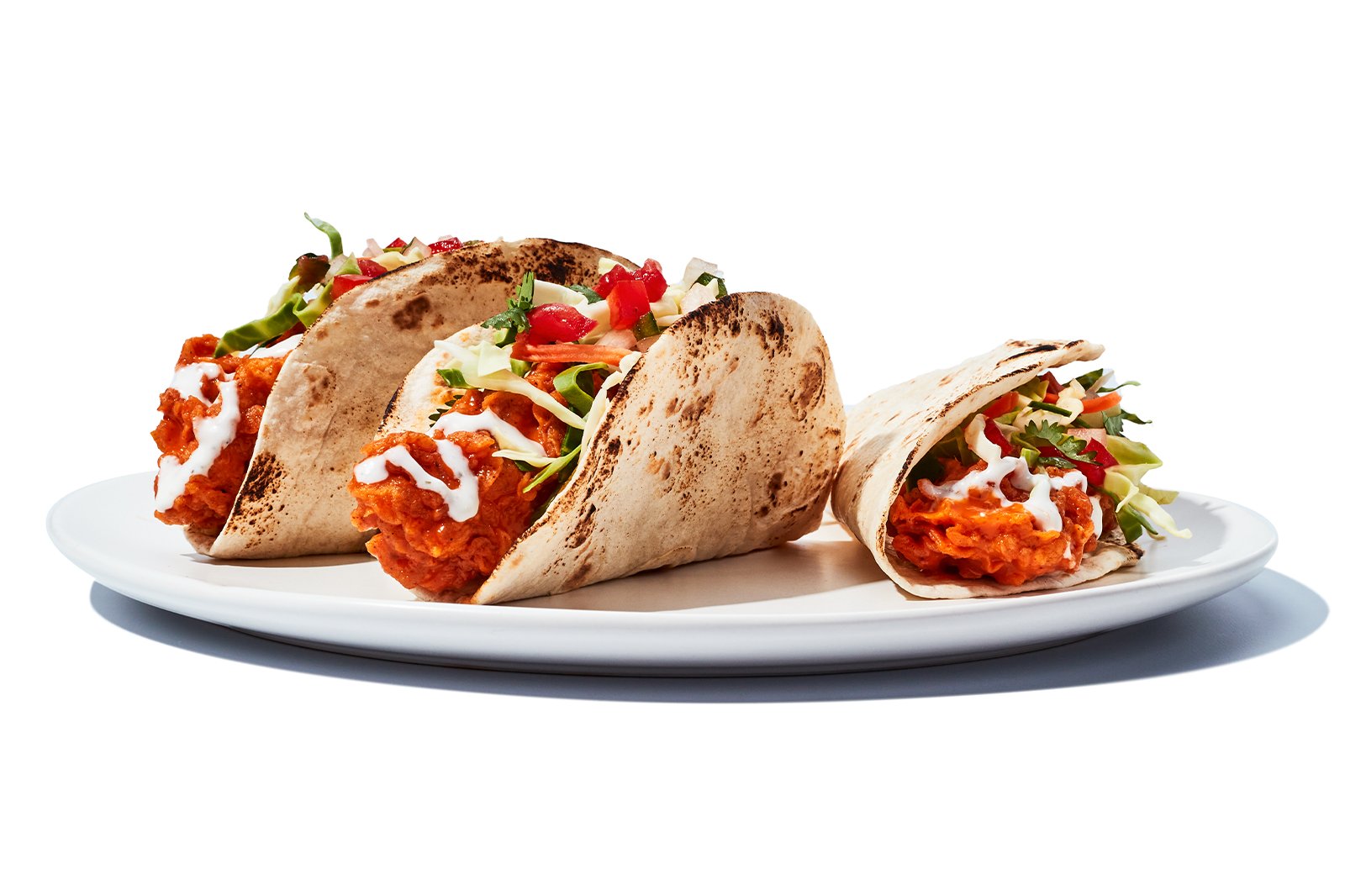 Order Hooters Original Buffalo Chicken Tacos food online from Hooters store, Colorado Springs on bringmethat.com
