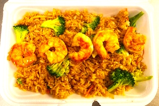 Order Shrimp Fried Rice food online from Moons Wings & Seafood store, Macon on bringmethat.com