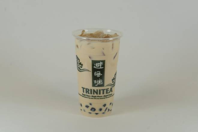 Order Almond Green Tea Milk food online from Trinitea Tea store, San Diego on bringmethat.com
