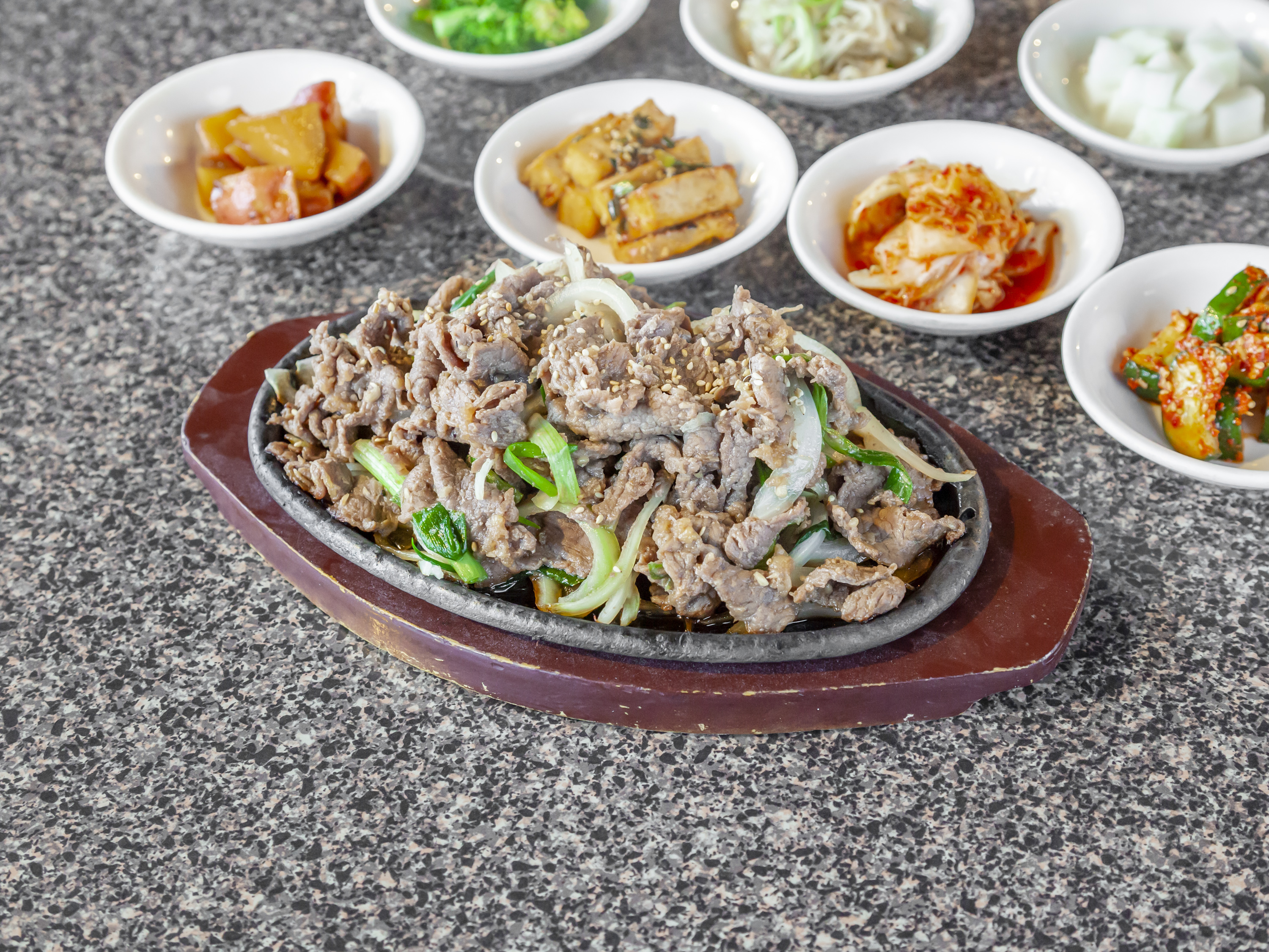 Order Bulgogi Dinner food online from Stone Korean Restaurant store, Redmond on bringmethat.com