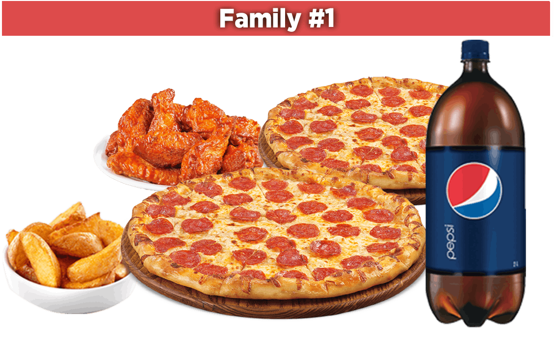 Order Family Meal Deal #1 - Special food online from Queen Pizza & Krispy Krunchy Chicken store, Bakersfield on bringmethat.com