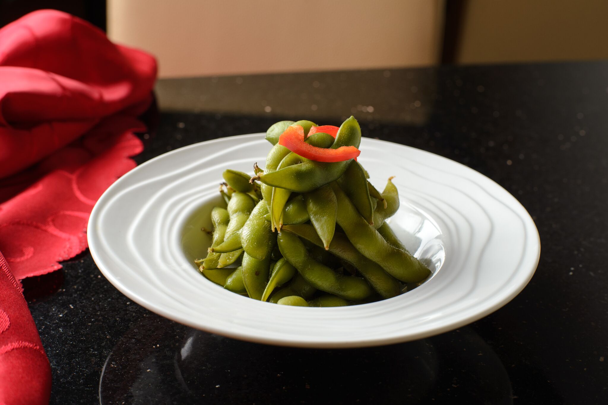 Order Salted  Steamed Edamame food online from The Bund store, Forest Hills on bringmethat.com