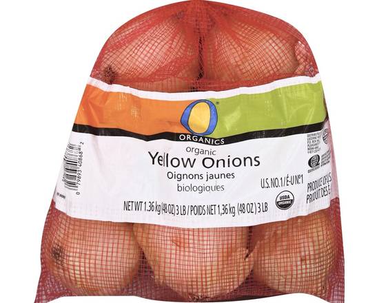Order O Organics · Yellow Onions (3 lbs) food online from Vons store, Fillmore on bringmethat.com