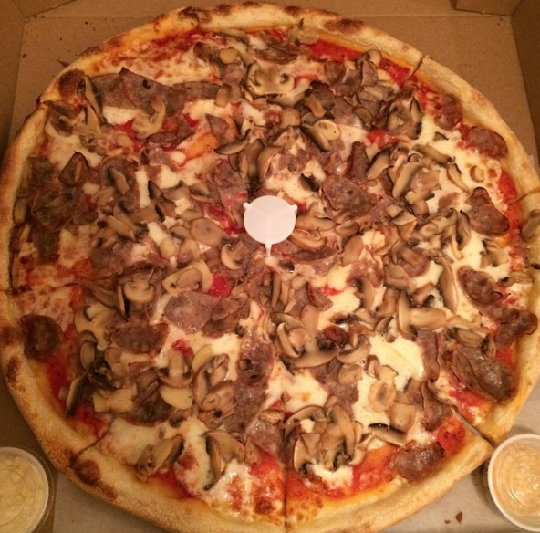 Order 4. Fresh Mushroom Pie food online from La Traviata Pizza store, New York on bringmethat.com