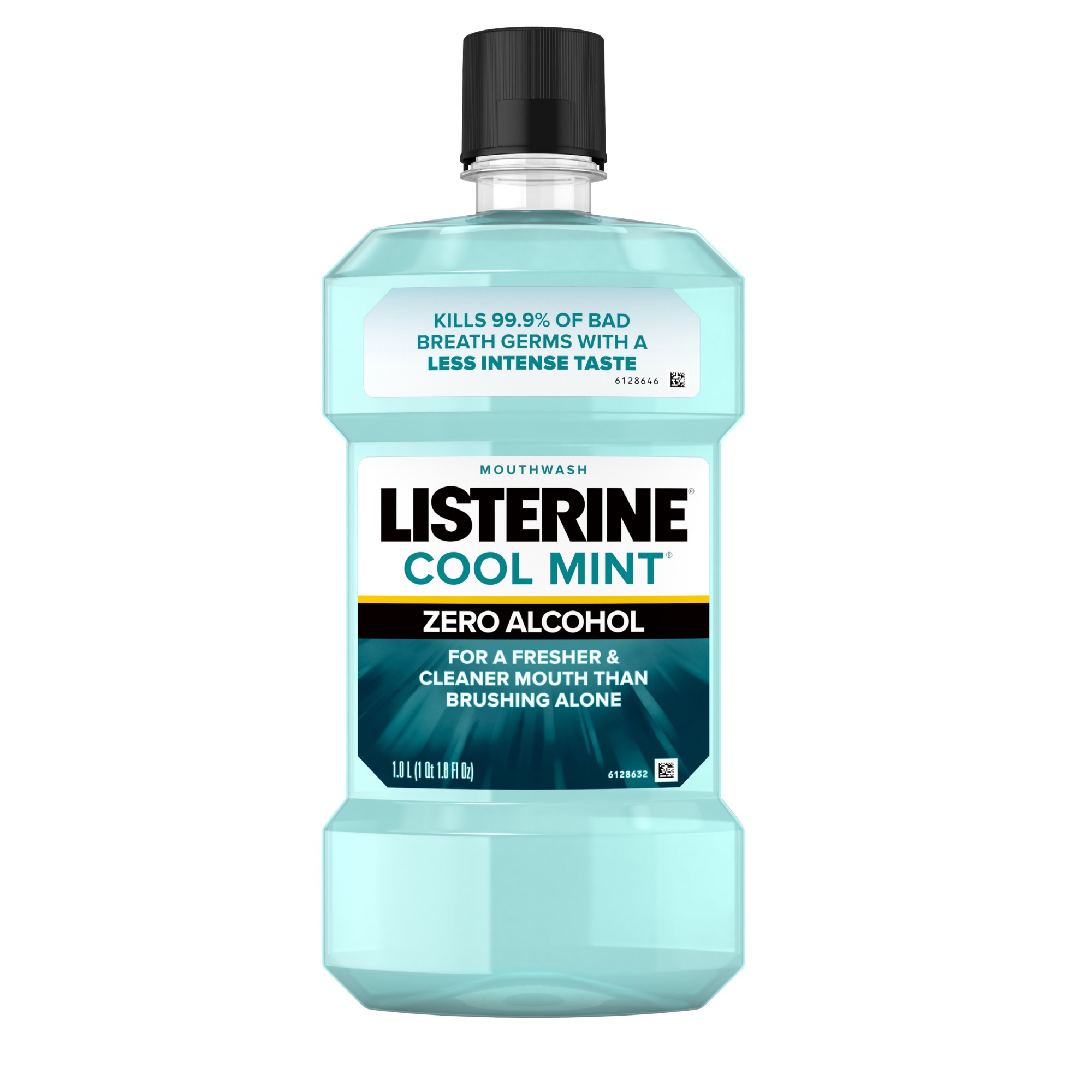 Order Listerine Zero Alcohol-Free Mouthwash for Bad Breath - Cool Mint, 1 lt food online from Rite Aid store, REEDLEY on bringmethat.com