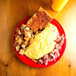 Order Hashlet Omelet food online from Persy's Place store, Rumford on bringmethat.com