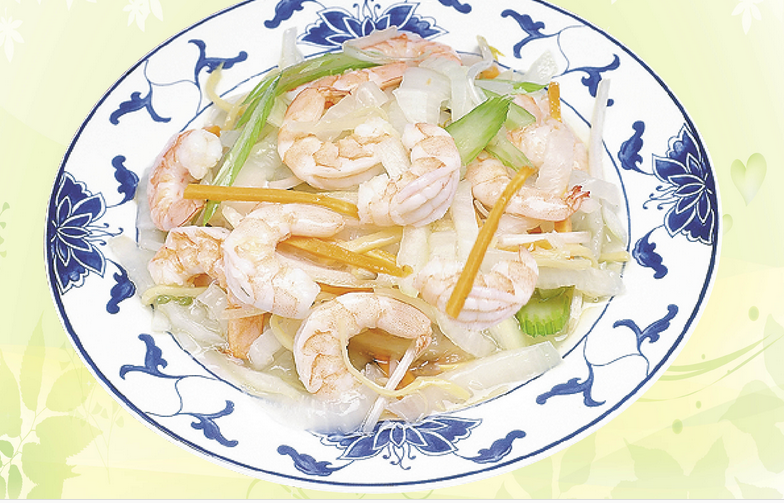 Order Shrimp Chow Mein food online from Gourmet Chinese Restaurant store, Ridgeland on bringmethat.com