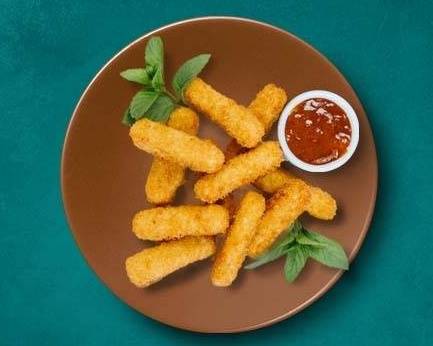 Order Cheesy Mozzarella Strips food online from The Wing Bar store, Pittsburgh on bringmethat.com